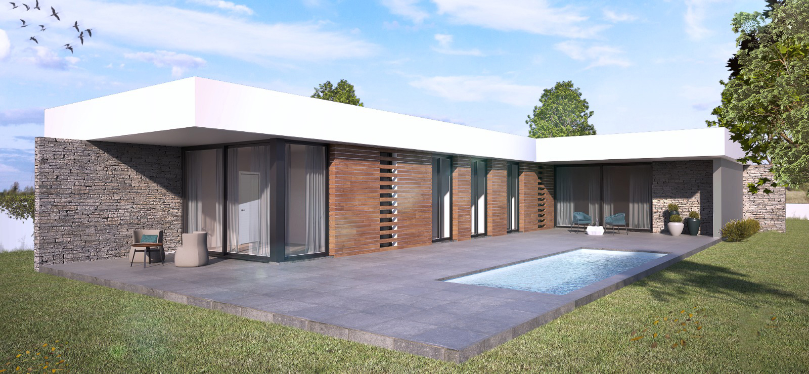 casa prefabricada moderna